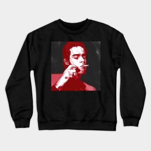 Rd rght hnd on black Crewneck Sweatshirt